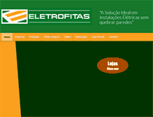 Tablet Screenshot of eletrofitas.com.br